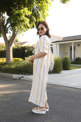 Striped Gauze Dress