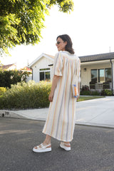 Striped Gauze Dress