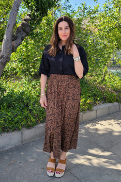 Brown Print