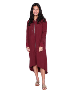 Zip Sweatshirt Dress