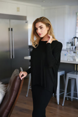Base T-Shirt 2.0 Long Sleeve, Black