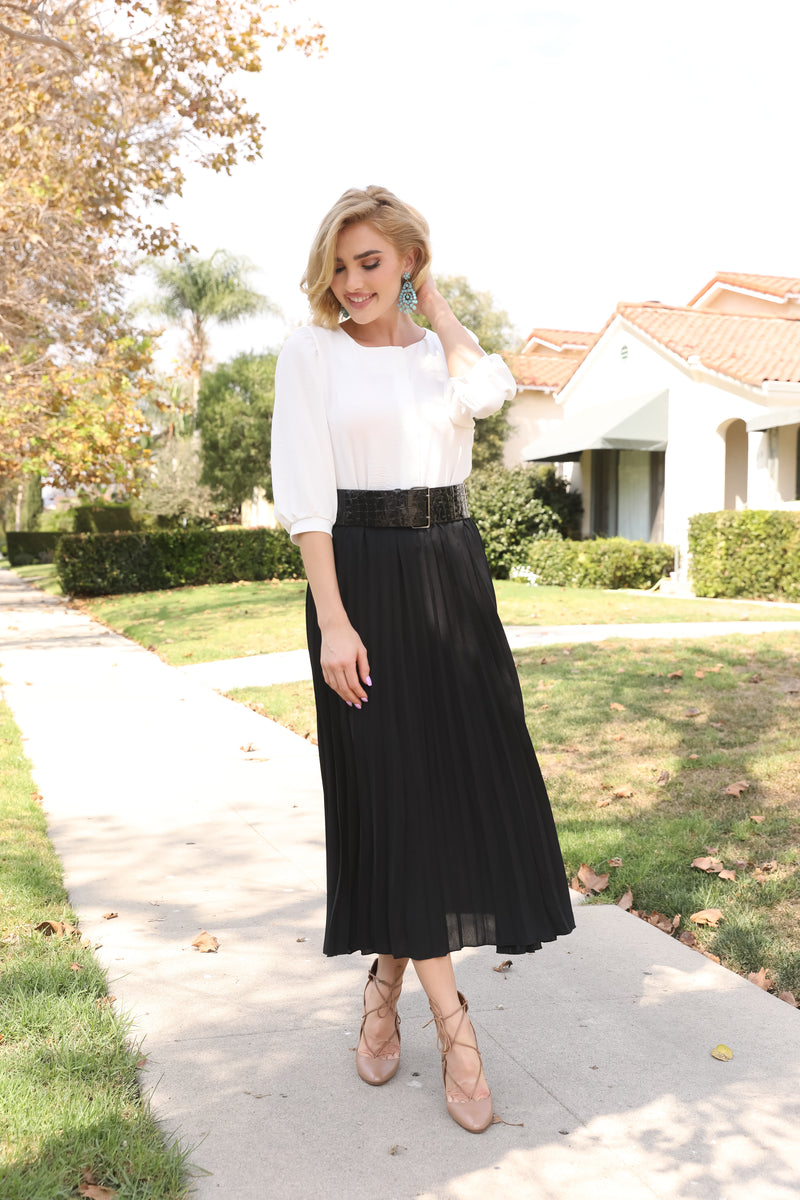 Pleated Skirt