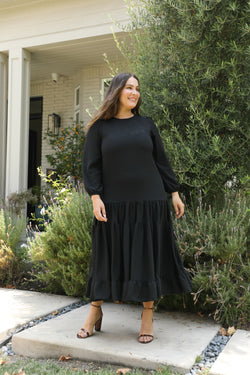 Tiered Maxi Occasion Dress
