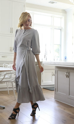 Ruffle Wrap Skirt, Solid